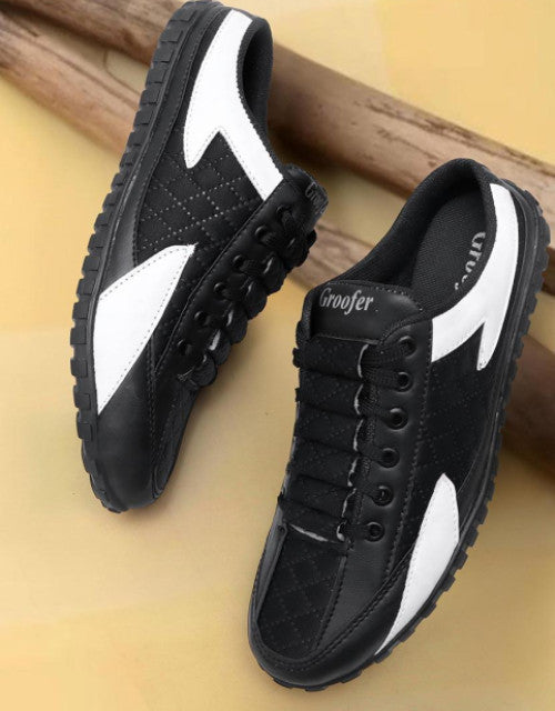 Men color block sneakers